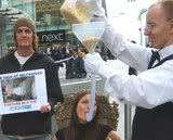 Foie Gras force feeding stunt - Sept `07